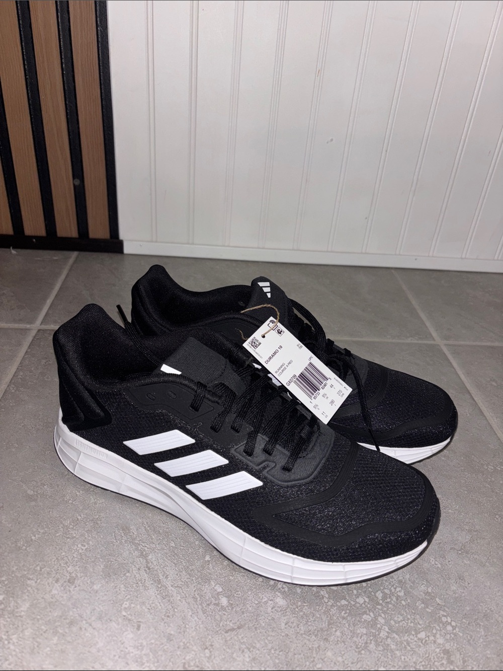 adidas Adult Duramo SL 2.0 Core Black/White/Core Black 11